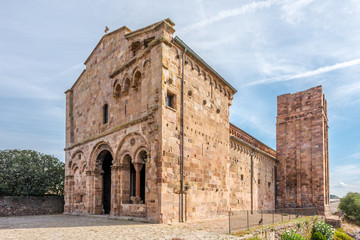 Church Sant Antioco di Bisarcio near Ozieri