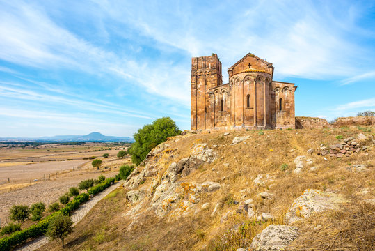 Church Sant Antioco di Bisarcio near Ozieri