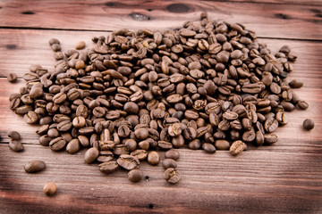 grains of coffee