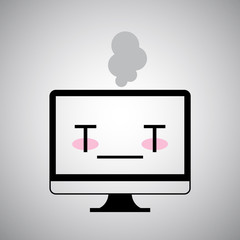 sick computer icon