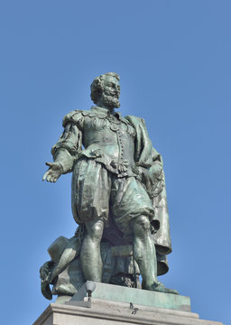 Memorial of painter Peter Paul Rubens in Antwerp