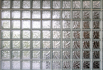 Glass block wall background