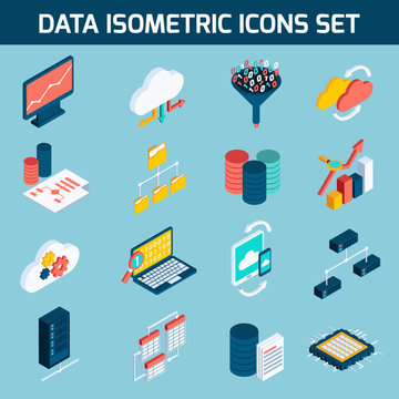 Data analysis icons