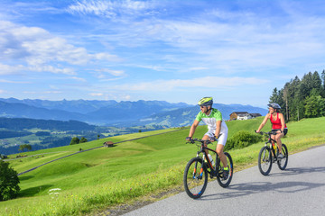 Obraz premium Mountainbike-Tour