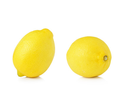 lemon isolated on white