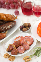 chourico on dish