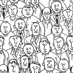 Men. Seamless background