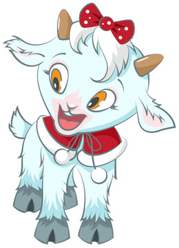Little goat. Symbol 2015 year