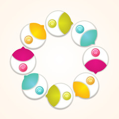 Cyclic diagram with eight steps.