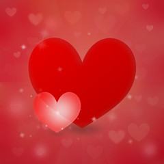 Hearts Design Background