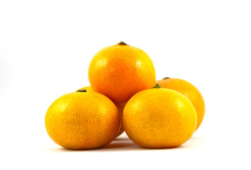 orange on white background