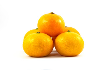 orange on white background
