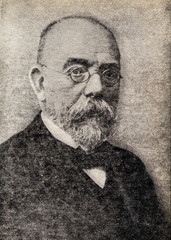 Robert Koch, German physician and pioneering microbiologist - obrazy, fototapety, plakaty