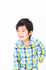 笑う男の子
