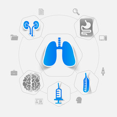 medicine sticker infographic