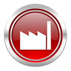 factory icon, industry sign