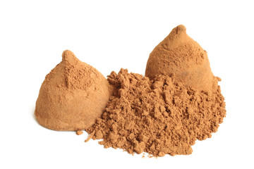 Cacao powder and chocolate sweets