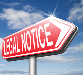 Legal notice