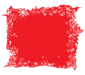 christmas background with snowflakes