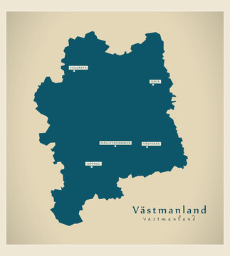 Modern Map - Västmanland SE