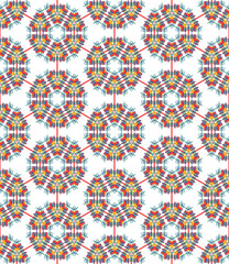 Abstract colorful  kaleidoscopic seamless background