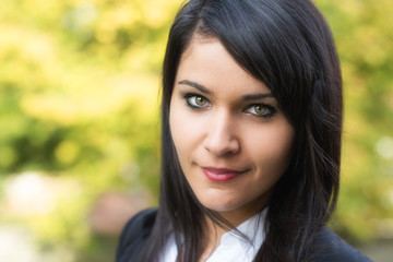 Fototapeta premium Mädchen im Herbst