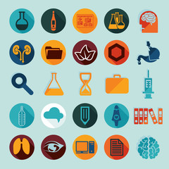 Set of medical icons