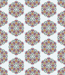 Abstract colorful  kaleidoscopic seamless background