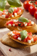 Delicious bruschetta