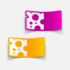 realistic design element: cheese