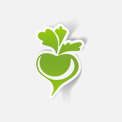 realistic design element: beet