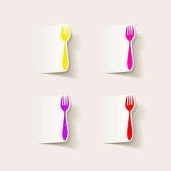 realistic design element: fork