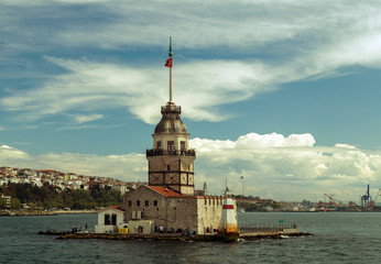 Obraz premium Maiden's Tower, Istanbul, Turkey