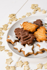 Christmas cookies, close-up