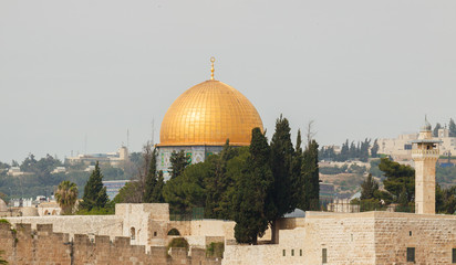 View of mosque Dome of the Rock