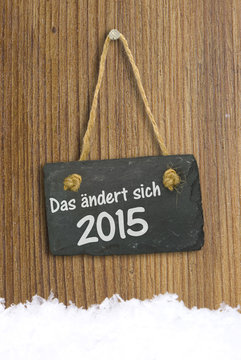 Das &auml;ndert sich 2015