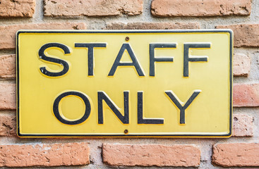 Staff only