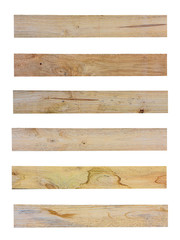 Isolate Wood plank brown