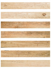 Isolate Wood plank brown