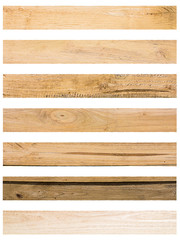 Isolate Wood plank brown