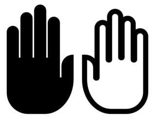 Hand vector icons
