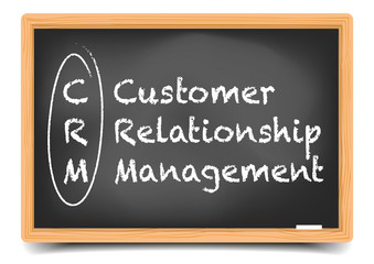 Obraz premium Blackboard CRM