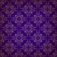 Vector lace seamless with arabic pattern