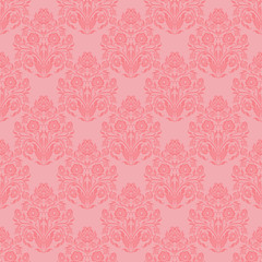 damask seamless floral pattern