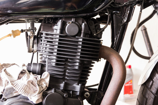 vintage Motorcycle machine