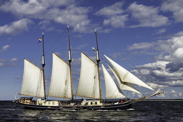 Fototapeta na wymiar Segelschiff auf der Ostsee