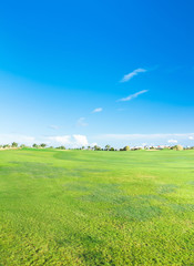 Obraz premium Golf Landscape Under Sun