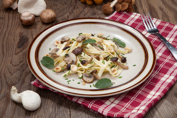 Wild Mushrooms Pasta