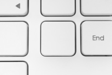 Blank button on the keyboard.