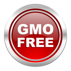 gmo free icon, no gmo sign